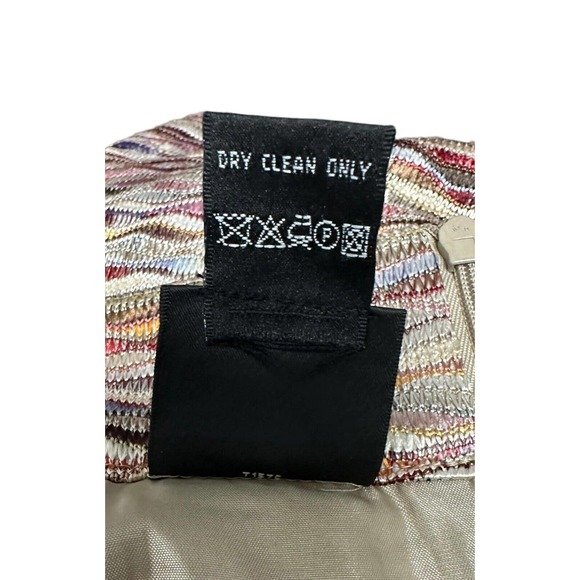 Tailor B-Moss Skirt Women 10 Multicolored‎ A-Line Striped Mini Textured Knit - Picture 3 of 7